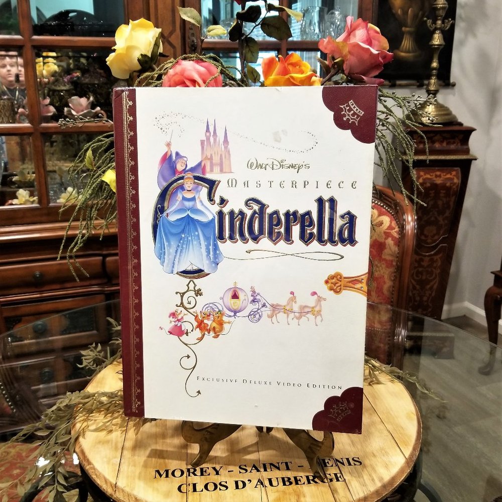 New Walt Disney's Masterpiece CINDERELLA Exclusive Deluxe Video VHS Edition